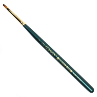 Pincel Sintetico Chato 715-02 Keramik